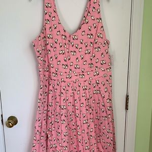 NWT ModCloth Dress Pink with Dogs